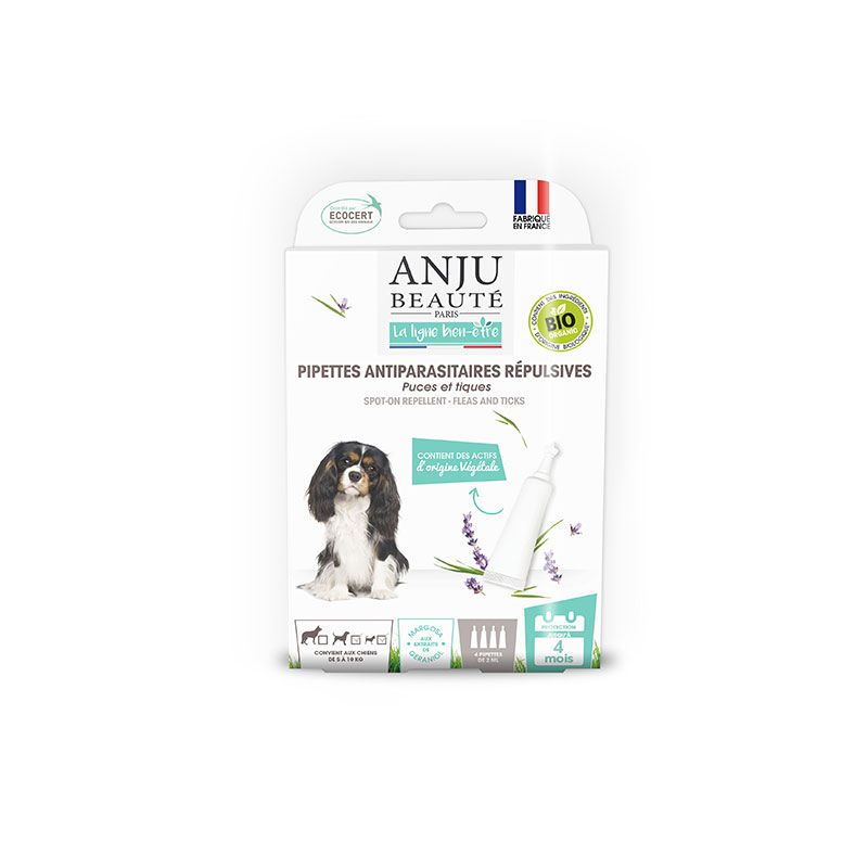 Pipette antiparasitaire petit chien Ecosoin Bio